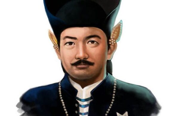 Potret ilustrasi Sultan Ageng Tirtayasa dengan pakaian kebesaran Banten.